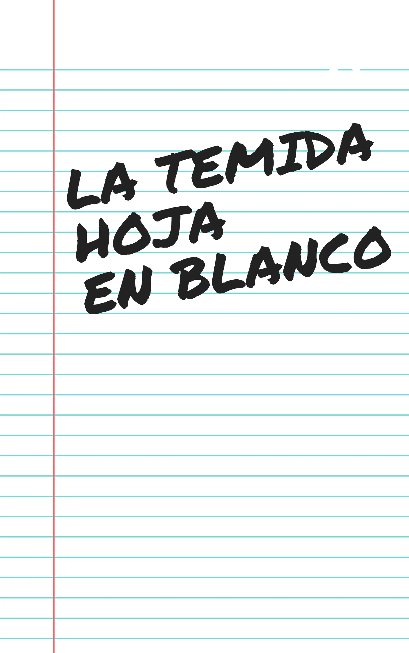 Relato Corto La temida hoja en blanco